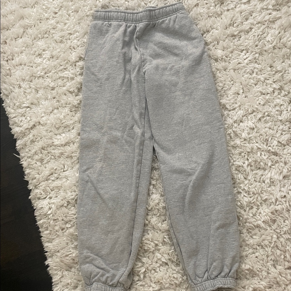 Aritzia Gray sweat Pants tna mega fleece